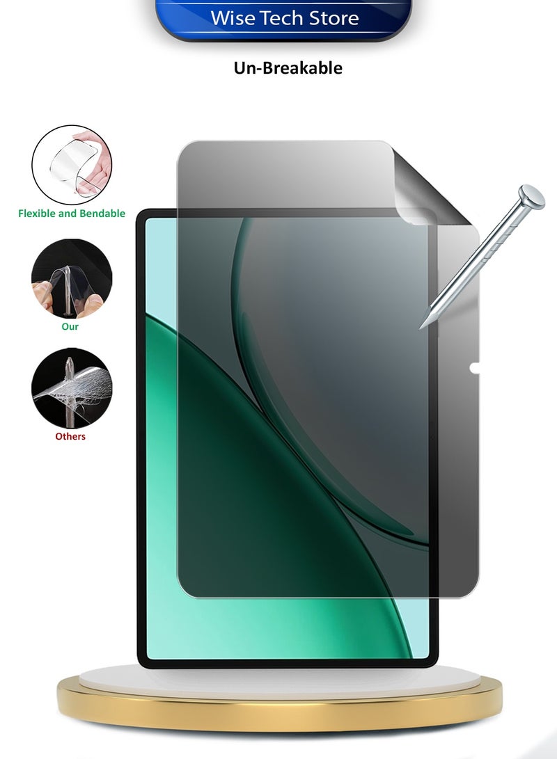 دبليو تيك هونر باد X8b 4G 2026 (11.0 بوصة) واقي شاشة رفيع ومرن من فئة Wtech Premium Pure Hydrogel ضد التجسس / حماية الخصوصية (TSHFMP) - شفاف - Image 3